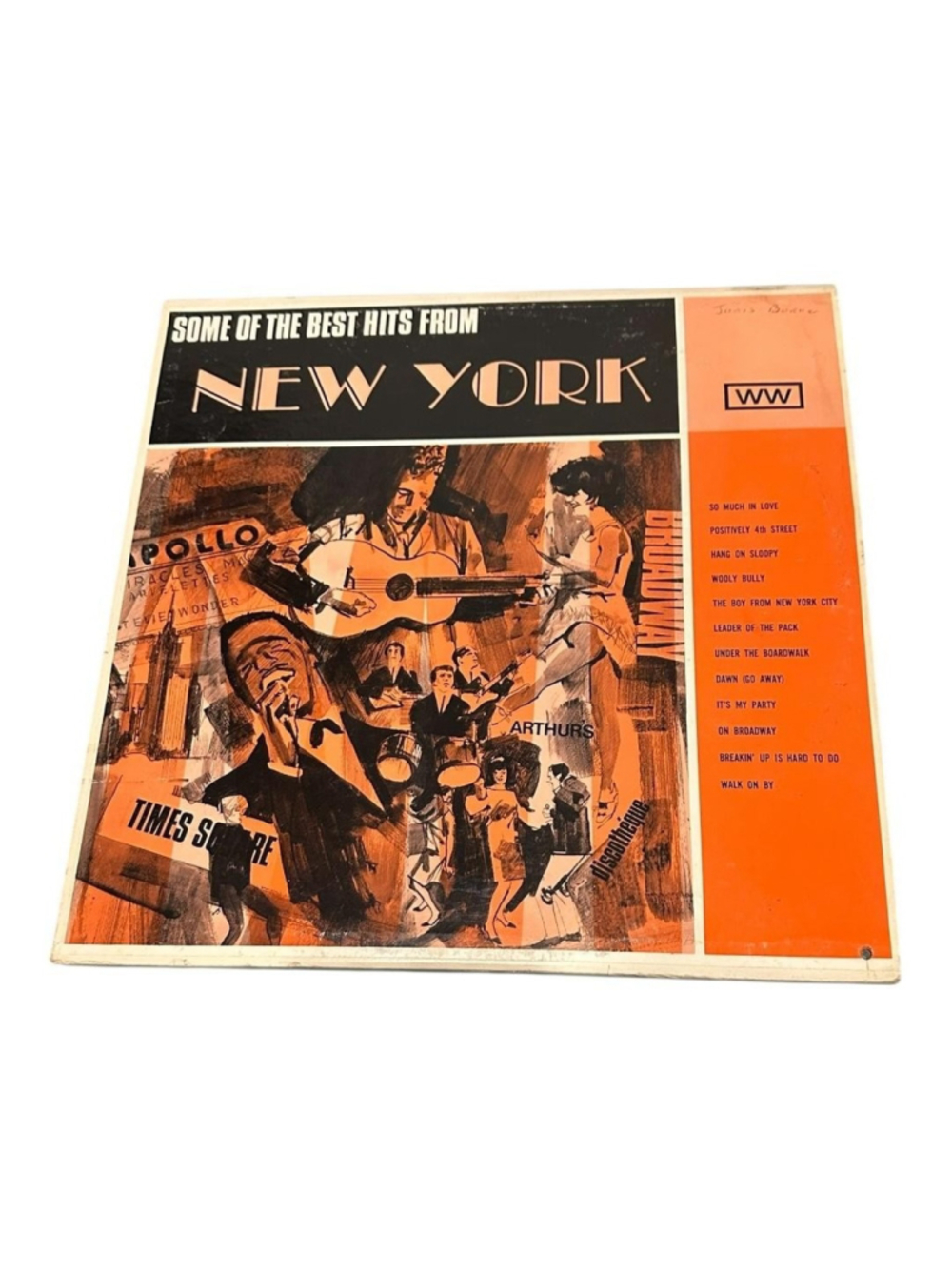 Vintage Some Of The Best Hits From New York Vinyl LP 1960s WW Pop Rock Black